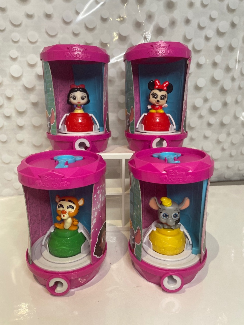 Disney Doorables 🚪🐭🐘🐯👸Micro Motion playsets (4)